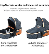 Baby Stroller keep warm in winter and keep cool in summer