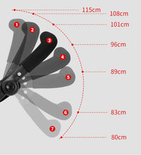 Foldable Baby Stroller with adjustable height handle bar