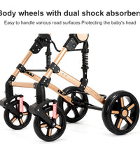 stroller with double shock absorbers
