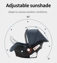  Baby basket with adjustable sunshade