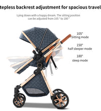 High Landscape Baby Stroller With stepless backrest adjustment