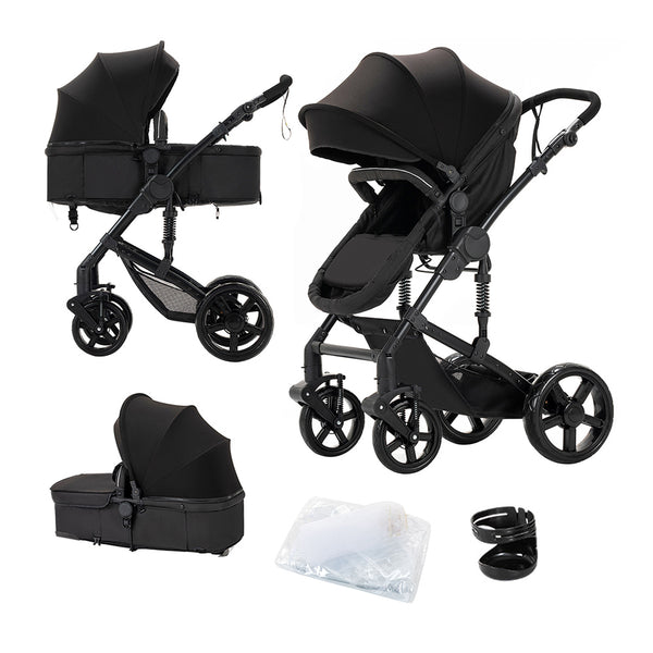 Portable Travel Pram Cozy Stroller with Foot Cover for 0-36 Months Babies