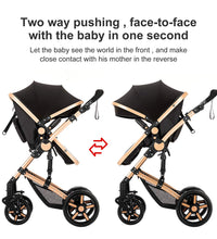 magic ZC stroller support two way pushing