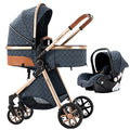 MagicZC® 3 In 1 Baby Stroller With ISOFIX Car Seat