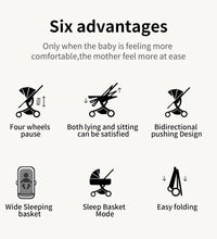 3 In 1 Baby Stroller Infant Car Seat Combo with six advantages