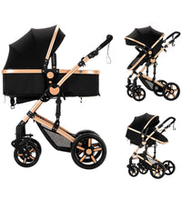 Magic ZC Convertible Strollers With Reversible Bassinet for 0 to 3-Year-Old Babies