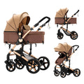 Travel Strollers 2 In 1 Foldable Pushchairs for Newborns and Toddlers