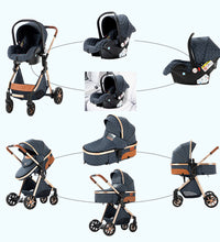 3 In 1 Baby Stroller Infant Car Seat Combo