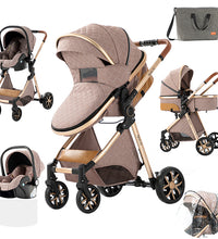 MagicZC™ Luxury Baby Stroller For Toddlers With Baby Bassinet and Carrycot