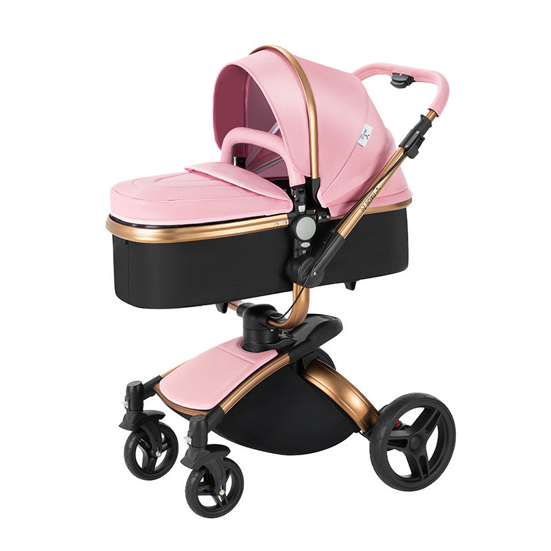 magic beans best travel stroller Luxury Baby Stroller Multifunctional Toddler Stroller with 360° Rotate