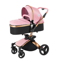 Luxury Baby Strollers Best Travel Pram Toddler Stroller Support 360° Rotation for 0~36 Months