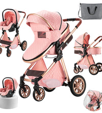 MagicZC™ Luxury Baby Stroller For Toddlers With Baby Bassinet and Carrycot