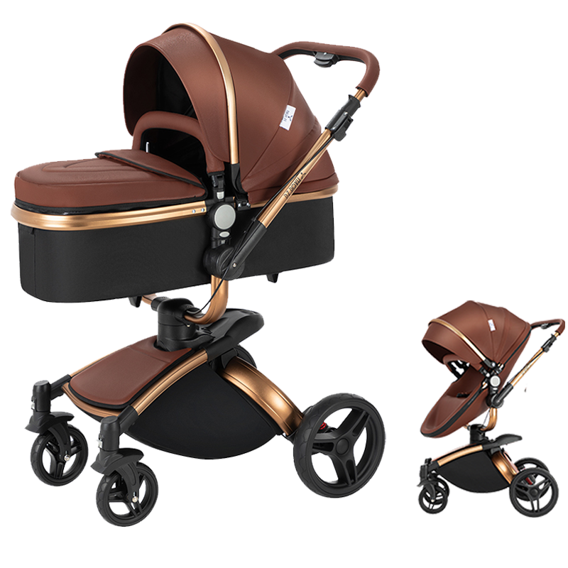 magic beans travel stroller Luxury Baby Stroller Multifunctional Toddler Stroller with 360° Rotate